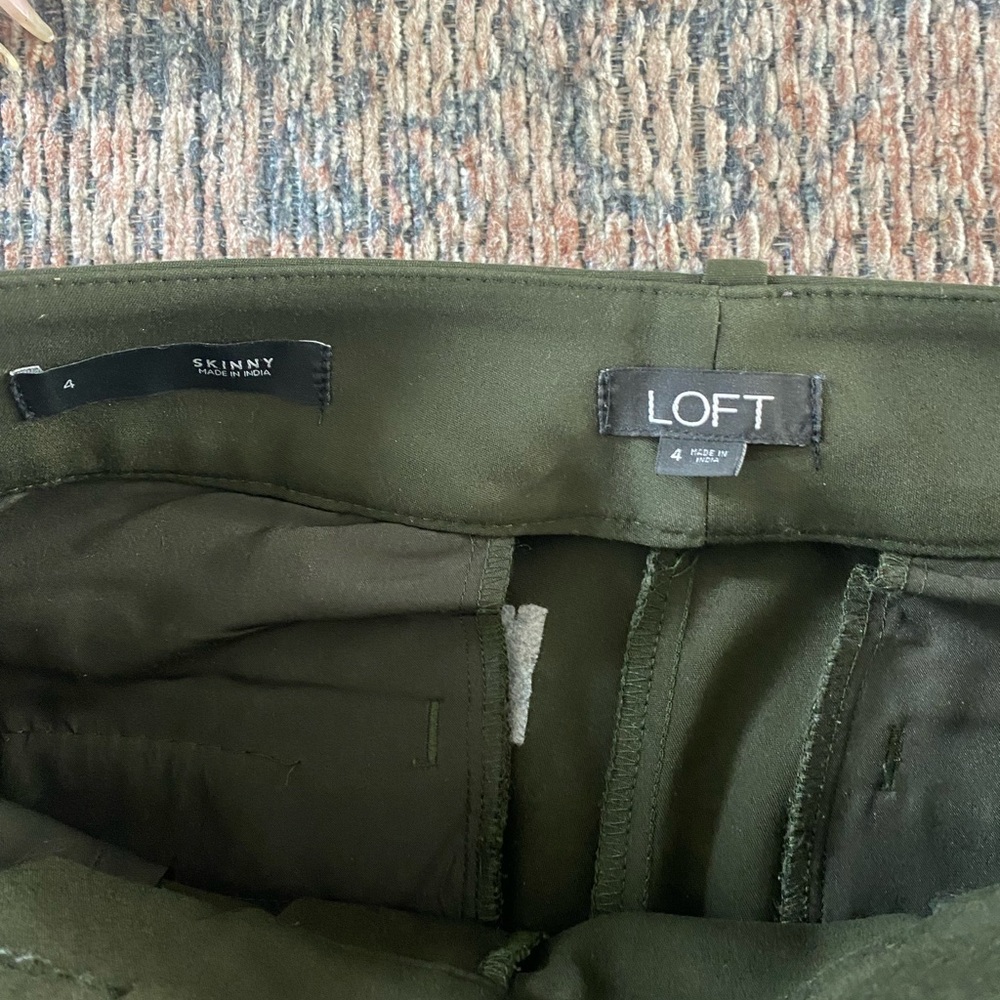 LOFT Green Pants - Picture 3 of 7